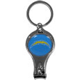 Los Angeles Chargers Nail Care/Bottle Opener Key Chain